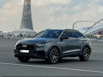 Audi  Q8  TFSI Quattro  2022  Automatic  90,000 Km  8 Cylinder  All Wheel Drive (AWD)  SUV  Gray  With Warranty