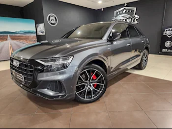 Audi  Q8  S-Line  2019  Automatic  88٬000 Km  6 Cylinder  All Wheel Drive (AWD)  SUV  Gray  With Warranty