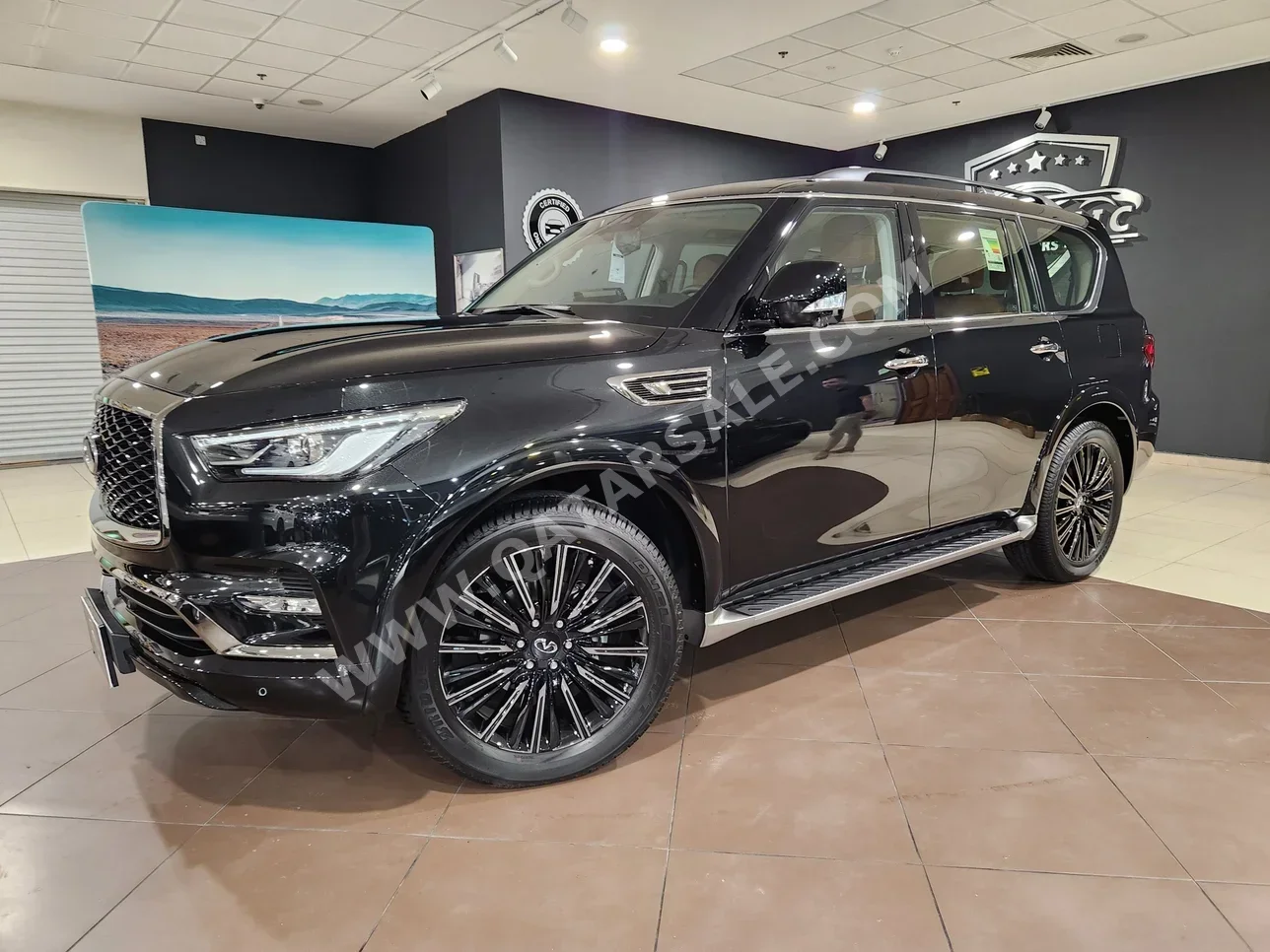 Infiniti  QX  80  2024  Automatic  200 Km  8 Cylinder  Four Wheel Drive (4WD)  SUV  Black  With Warranty