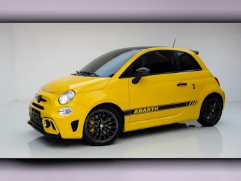 Fiat  595  Abarth  2022  Automatic  22٬000 Km  4 Cylinder  Front Wheel Drive (FWD)  Hatchback  Yellow  With Warranty