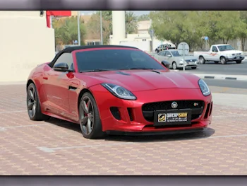 Jaguar  F-Type  S  2014  Automatic  74,000 Km  8 Cylinder  Rear Wheel Drive (RWD)  Convertible  Red  With Warranty