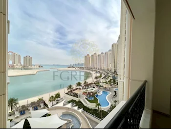 2 Bedrooms  Apartment  For Rent  in Doha -  The Pearl  Fully Furnished