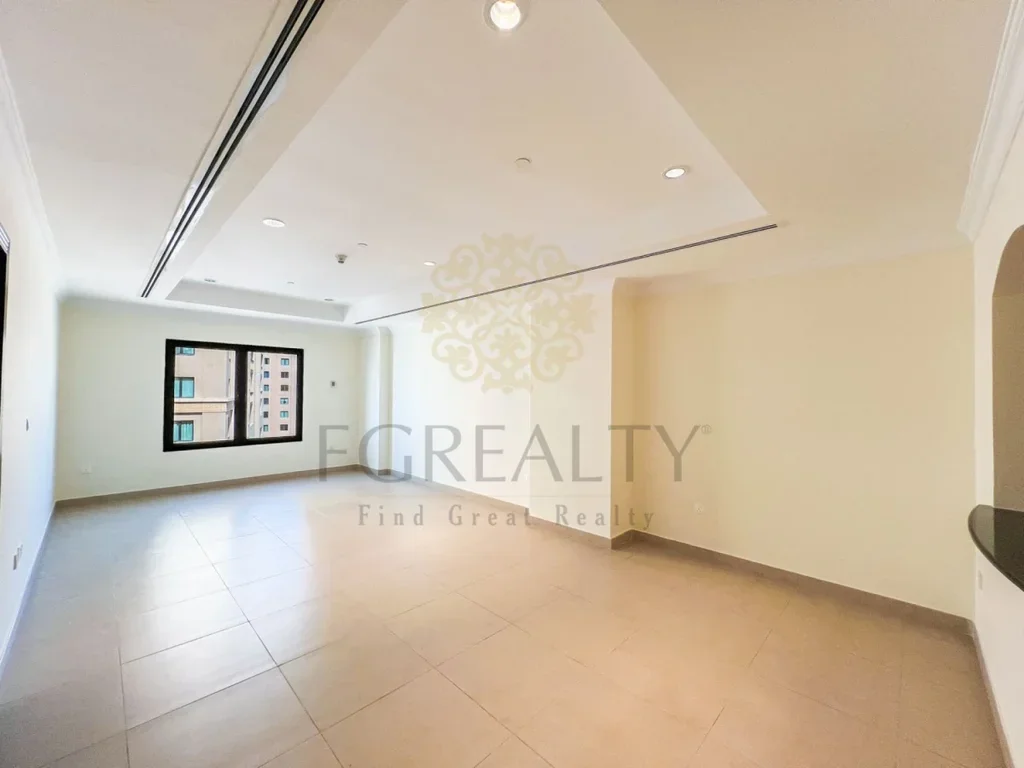 1 Bedrooms  Apartment  For Rent  in Doha -  The Pearl  Not Furnished