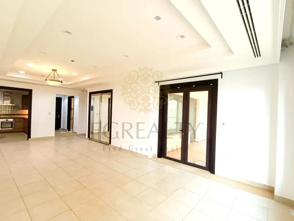 2 Bedrooms  Apartment  For Rent  in Doha -  The Pearl  Not Furnished