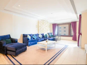 1 Bedrooms  Apartment  For Rent  in Doha -  The Pearl  Fully Furnished