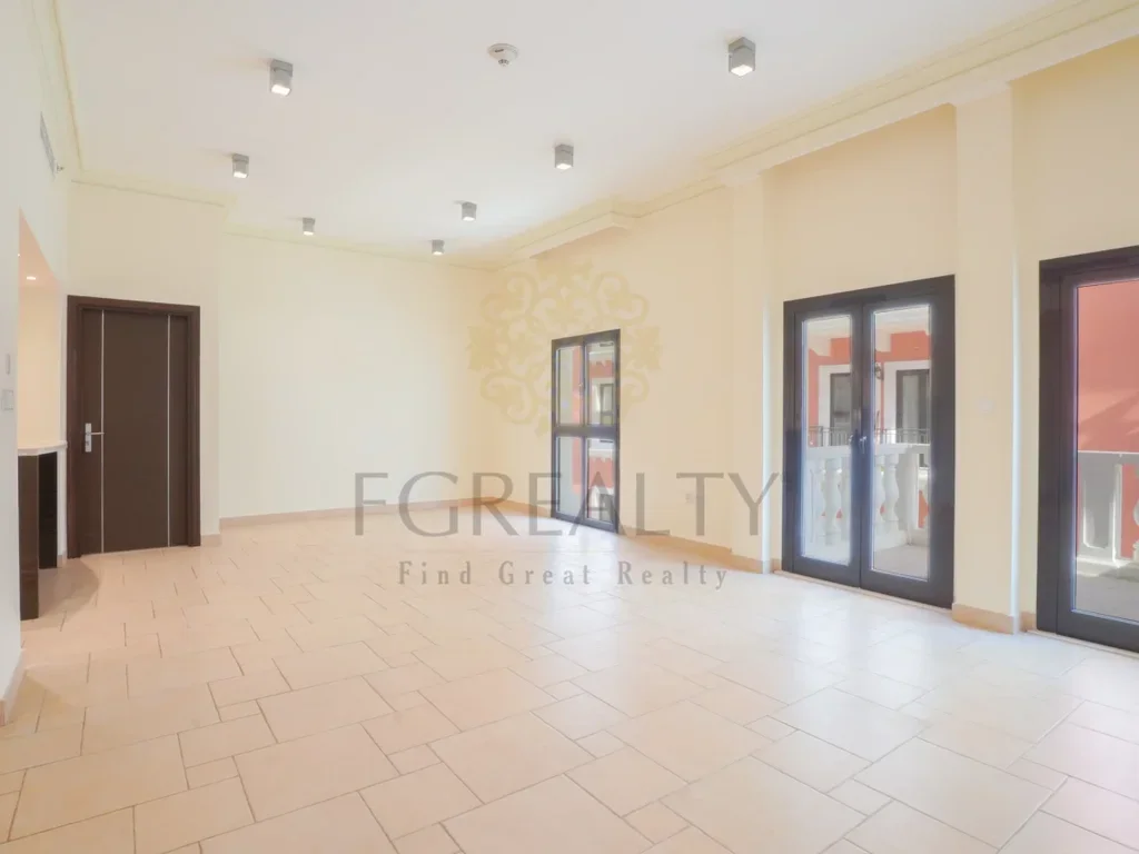 3 Bedrooms  Apartment  For Rent  in Doha -  The Pearl  Not Furnished