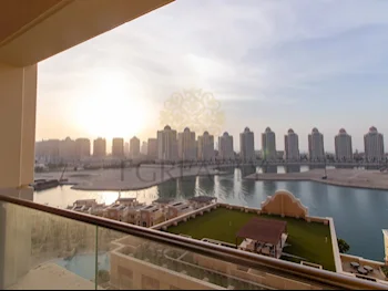 1 Bedrooms  Apartment  For Rent  in Doha -  The Pearl  Fully Furnished