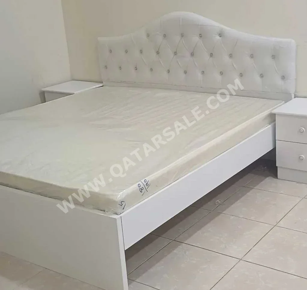 Beds - King  - White  - Mattress Included