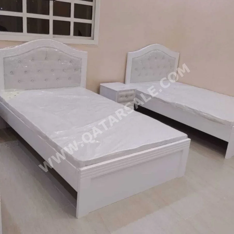 Beds - Single  - White  - Mattress Included