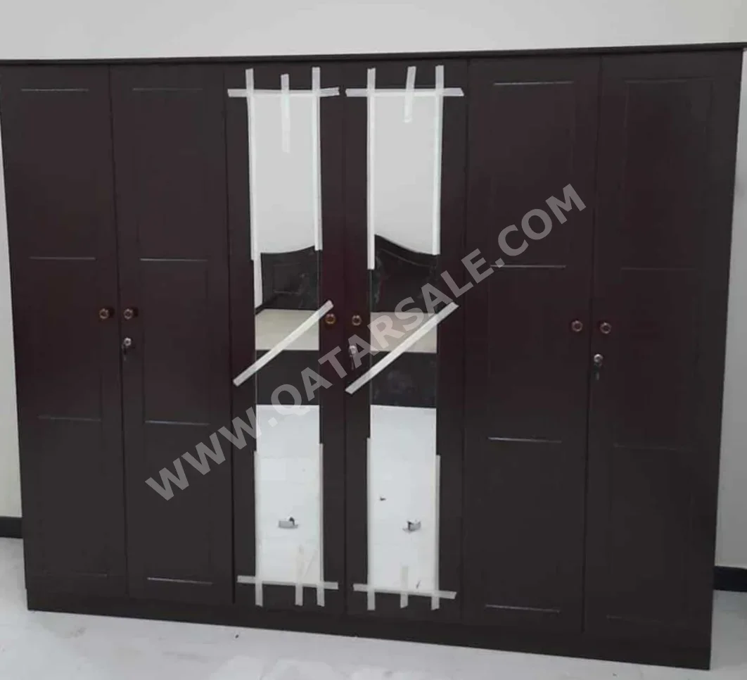Wardrobes & Dressers - Doha Furniture  - Wardrobes  - Brown