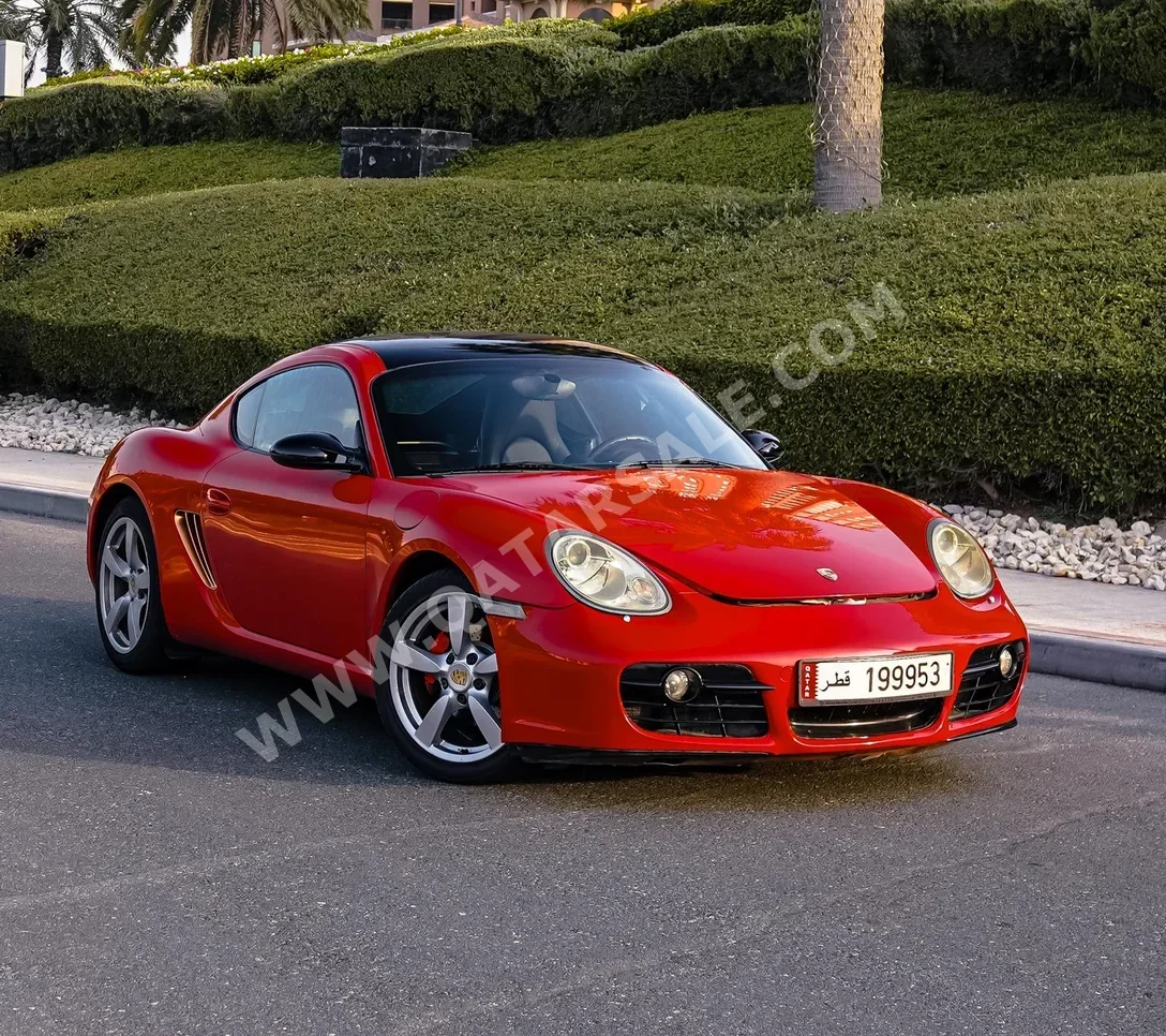 Porsche  Cayman  2008  Automatic  100,000 Km  6 Cylinder  Rear Wheel Drive (RWD)  Coupe / Sport  Red