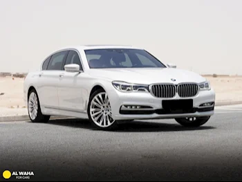 BMW  7-Series  740 Li  2018  Automatic  53,000 Km  6 Cylinder  Rear Wheel Drive (RWD)  Sedan  White