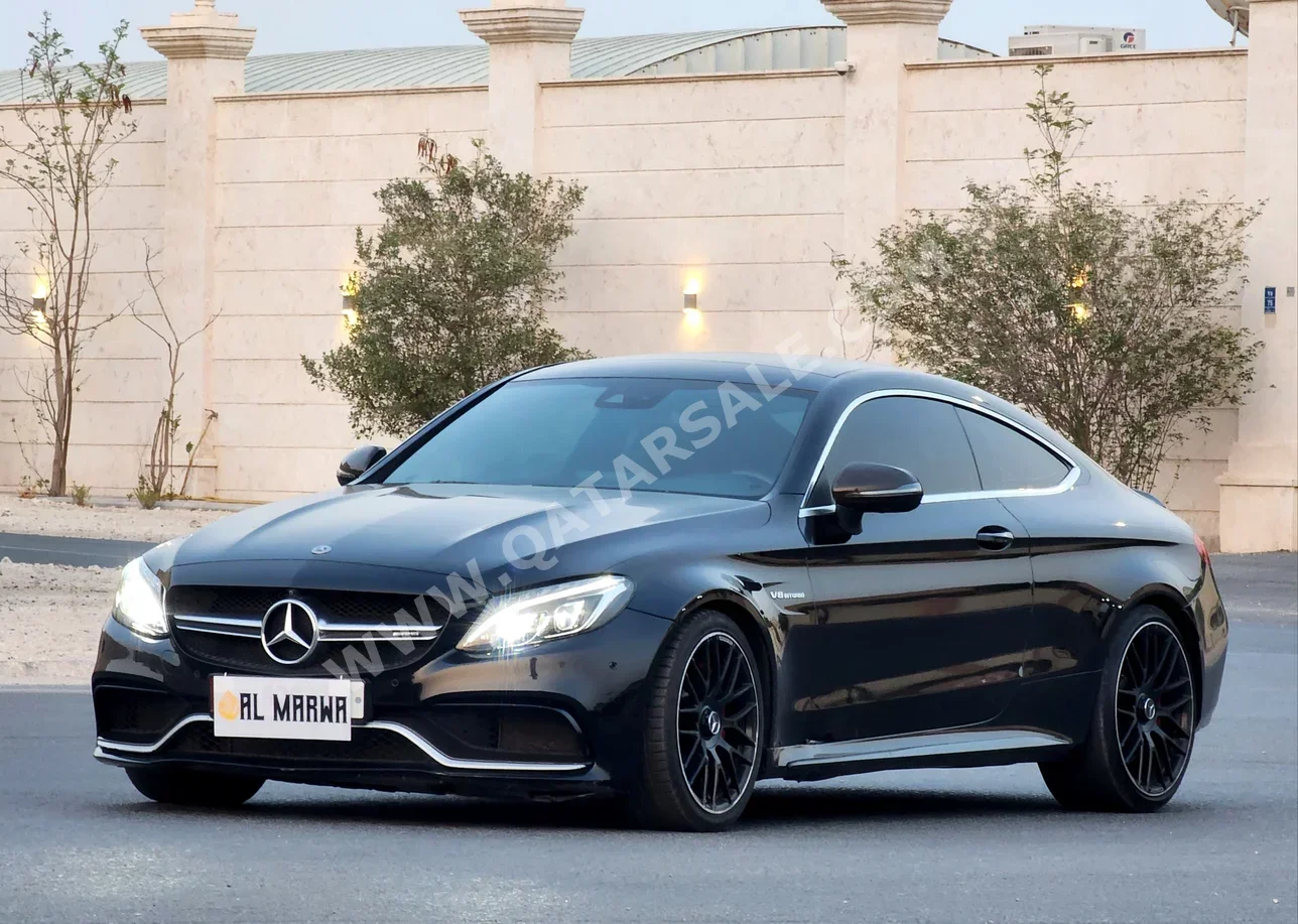  مرسيدس - بنز  سي - كلاس  63 AMG اس  2018  اوتوماتيك  95,000 كم  8 سلندر  دفع خلفي  كوبيه \ سبورت  أسود  تحت الضمان