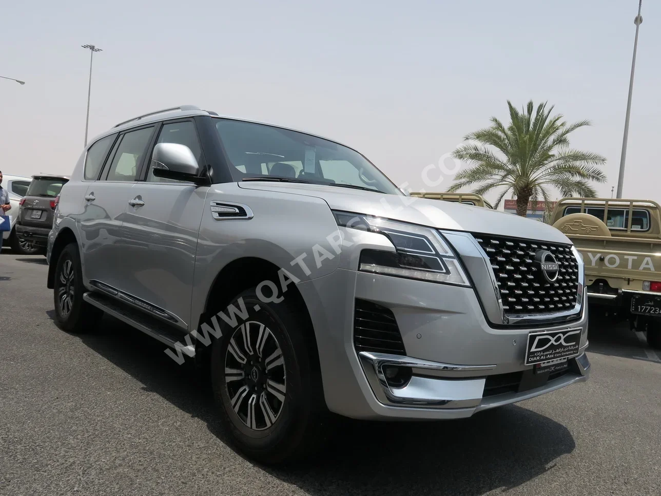 Nissan  Patrol  Titanium  2023  Automatic  0 Km  6 Cylinder  Four Wheel Drive (4WD)  SUV  Silver  With Warranty