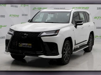 Lexus  LX  600 F Sport  2024  Automatic  3,000 Km  6 Cylinder  Four Wheel Drive (4WD)  SUV  White  With Warranty