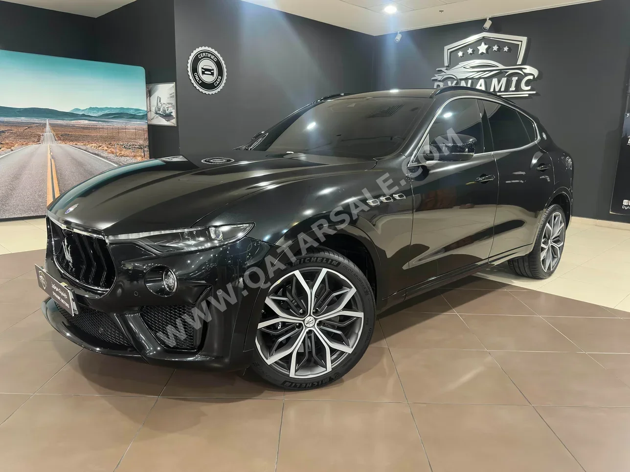 Maserati  Levante  GTS  2021  Automatic  32,000 Km  8 Cylinder  All Wheel Drive (AWD)  SUV  Black  With Warranty