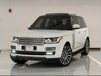 Land Rover  Range Rover  Vogue  Autobiography  2014  Automatic  108,000 Km  8 Cylinder  Four Wheel Drive (4WD)  SUV  White