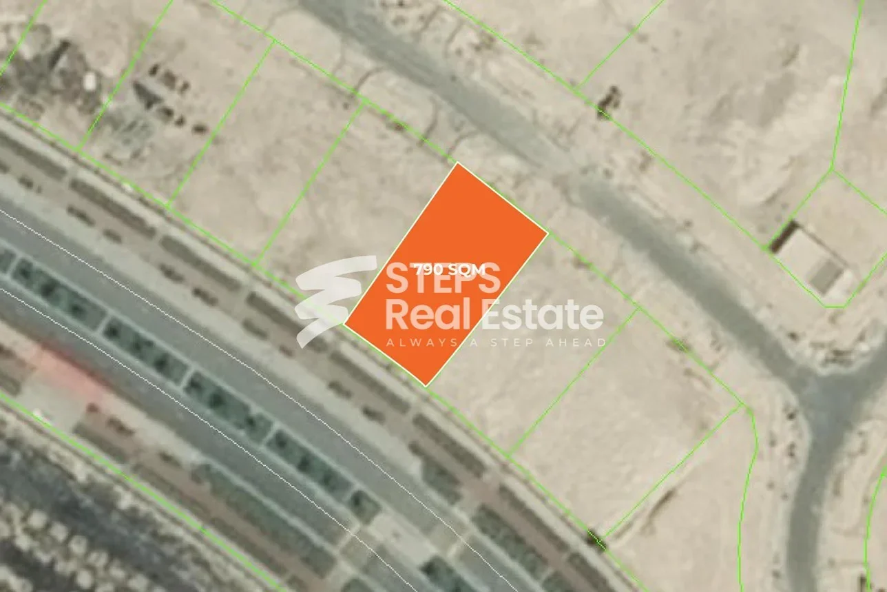 Lands For Sale in Lusail  - Qetaifan Island North  -Area Size 790 Square Meter