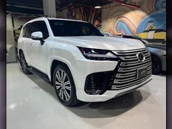 Lexus  LX  600 Luxury  2023  Automatic  20,000 Km  6 Cylinder  Four Wheel Drive (4WD)  SUV  White  With Warranty