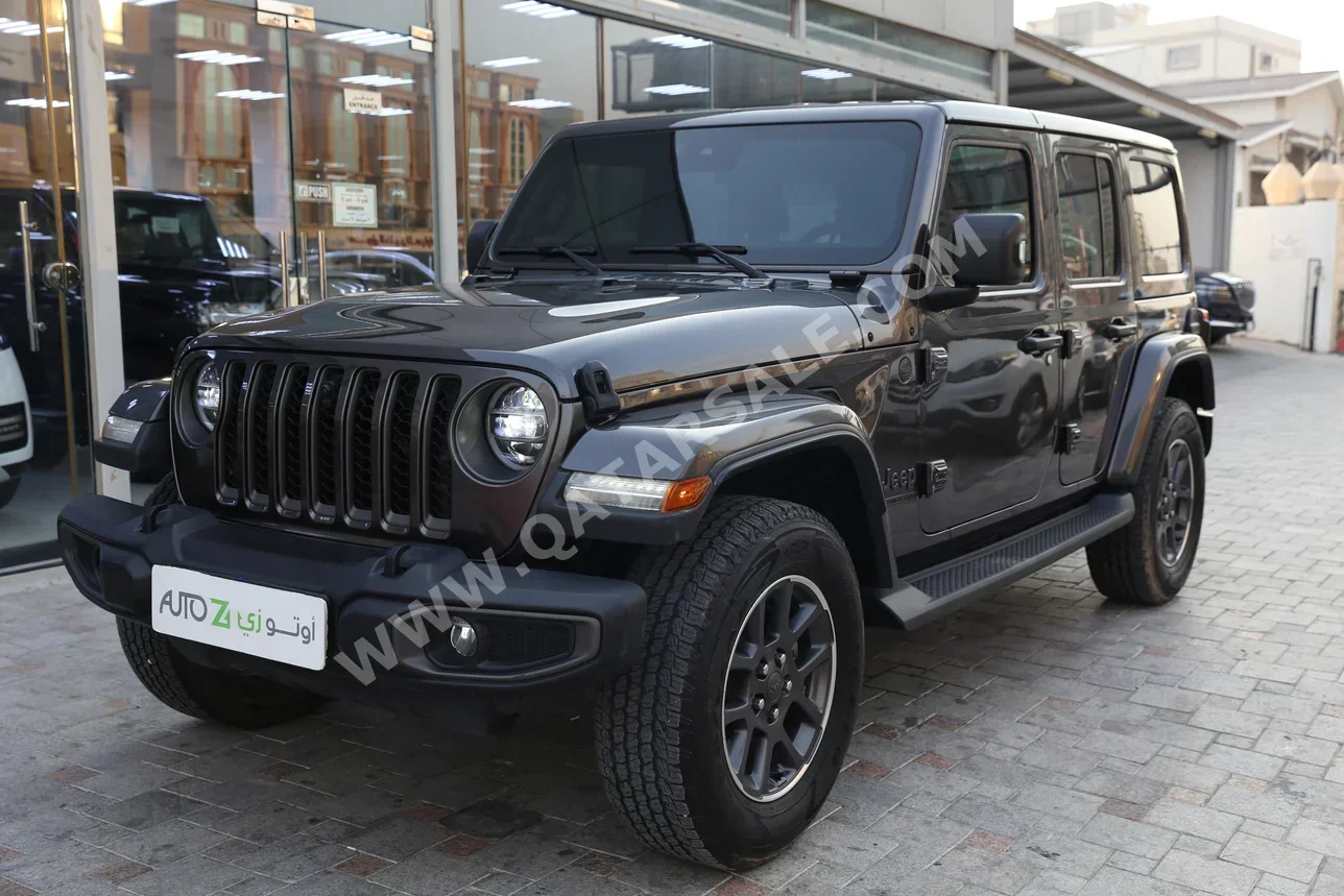 Jeep  Wrangler  Trail Rated  2021  Automatic  45,000 Km  6 Cylinder  Four Wheel Drive (4WD)  SUV  Dark Gray  With Warranty