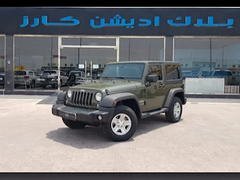Jeep  Wrangler  Sport  2015  Automatic  107,000 Km  6 Cylinder  Four Wheel Drive (4WD)  SUV  Olive Green