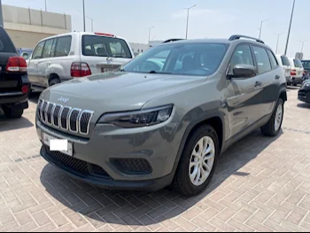  Jeep  Cherokee  Sport  2021  Automatic  50,000 Km  6 Cylinder  Four Wheel Drive (4WD)  SUV  Gray  With Warranty