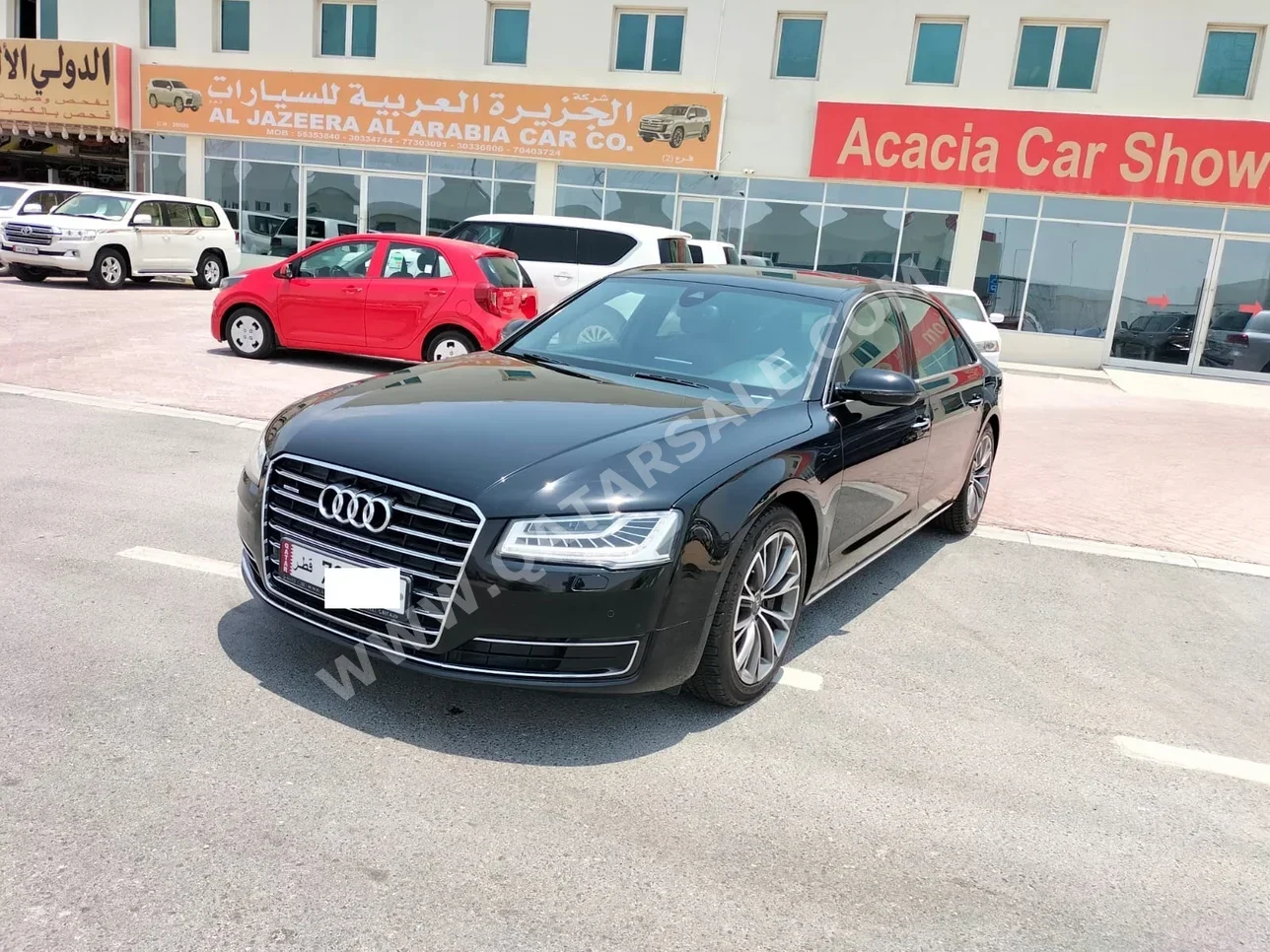 Audi  A8  L  2017  Automatic  65,000 Km  6 Cylinder  All Wheel Drive (AWD)  Sedan  Black