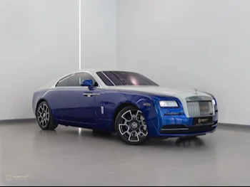 Rolls-Royce  Wraith  2014  Automatic  89,900 Km  12 Cylinder  All Wheel Drive (AWD)  Coupe / Sport  Blue and White