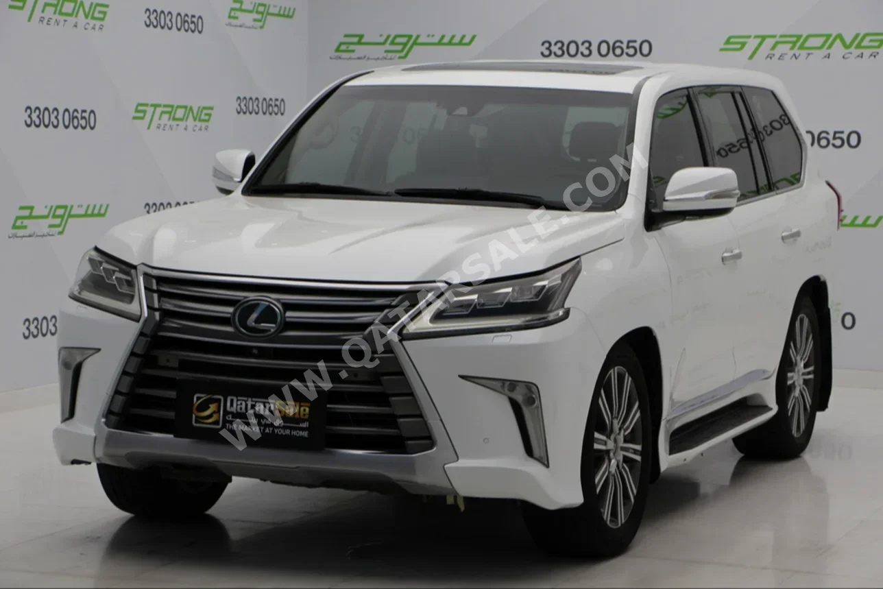 Lexus  LX  570  2017  Automatic  245,000 Km  8 Cylinder  Four Wheel Drive (4WD)  SUV  White