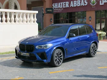 BMW  X-Series  X5 M Competition  2020  Automatic  60,000 Km  8 Cylinder  Four Wheel Drive (4WD)  SUV  Blue  With Warranty