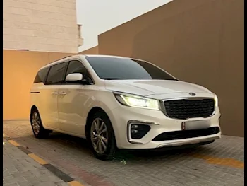 Kia  Carnival  2019  Automatic  25,000 Km  6 Cylinder  Front Wheel Drive (FWD)  SUV  White