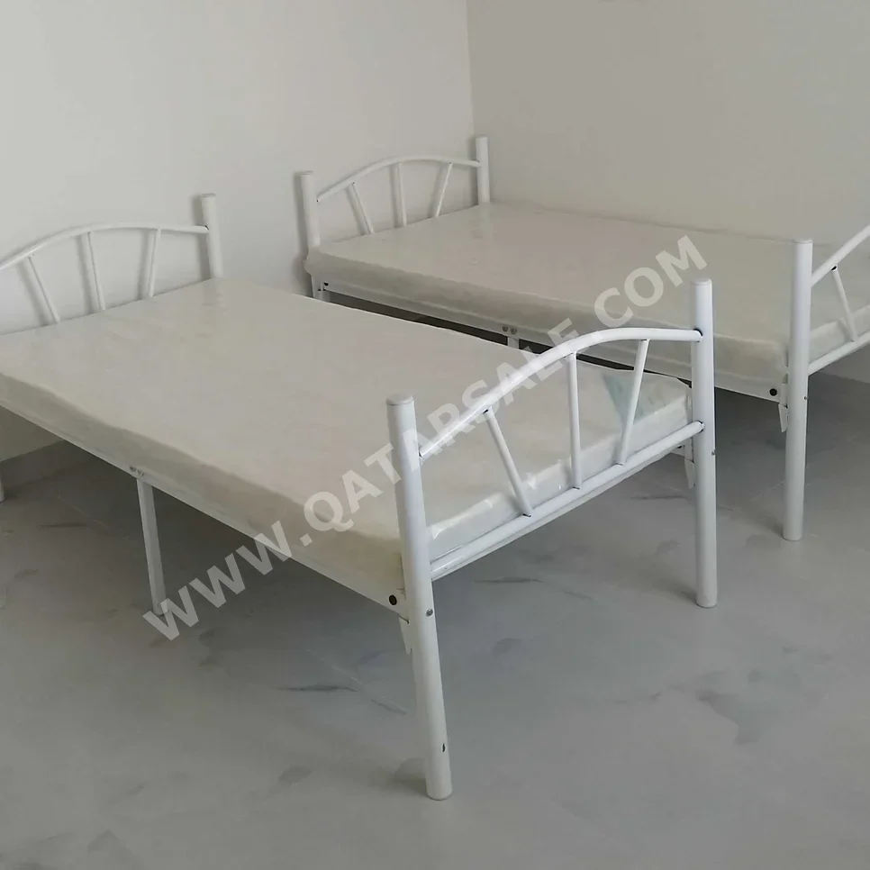 Beds - Single  - White  - Mattress Included