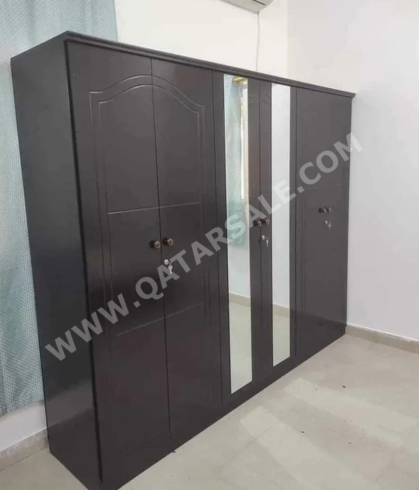 Wardrobes & Dressers - Doha Furniture  - Wardrobes  - Brown