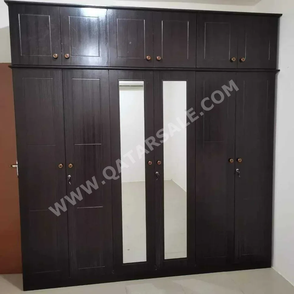 Wardrobes & Dressers - Doha Furniture  - Wardrobes  - Brown