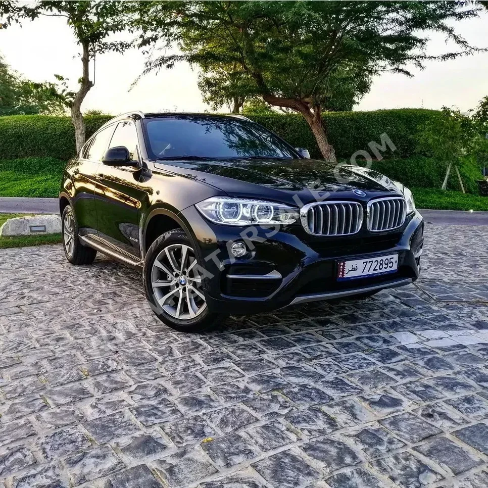 BMW  X-Series  X6  2018  Automatic  92,000 Km  6 Cylinder  Four Wheel Drive (4WD)  SUV  Black