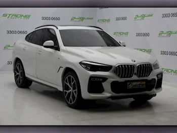 BMW  X-Series  X6 40i  2021  Automatic  47,000 Km  6 Cylinder  Four Wheel Drive (4WD)  SUV  White  With Warranty