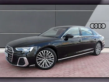 Audi  A8  S-line  2023  Automatic  40,000 Km  6 Cylinder  All Wheel Drive (AWD)  Sedan  Black  With Warranty