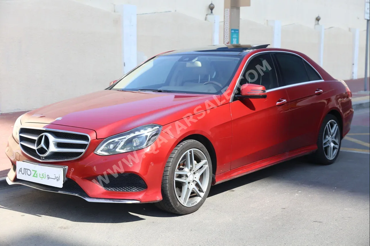 Mercedes-Benz  E-Class  400  2016  Automatic  110,000 Km  6 Cylinder  Rear Wheel Drive (RWD)  Sedan  Red