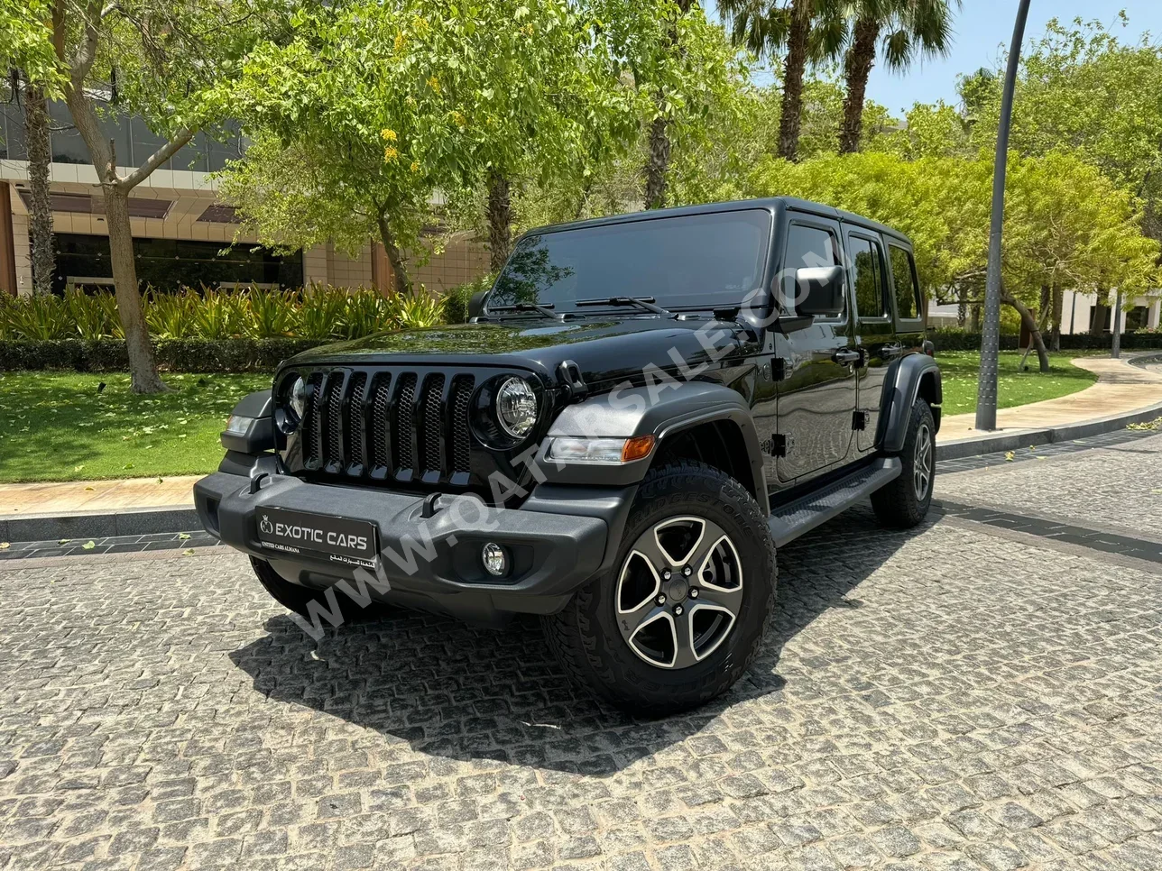 Jeep  Wrangler  Sport  2023  Automatic  12,000 Km  6 Cylinder  Four Wheel Drive (4WD)  SUV  Black  With Warranty