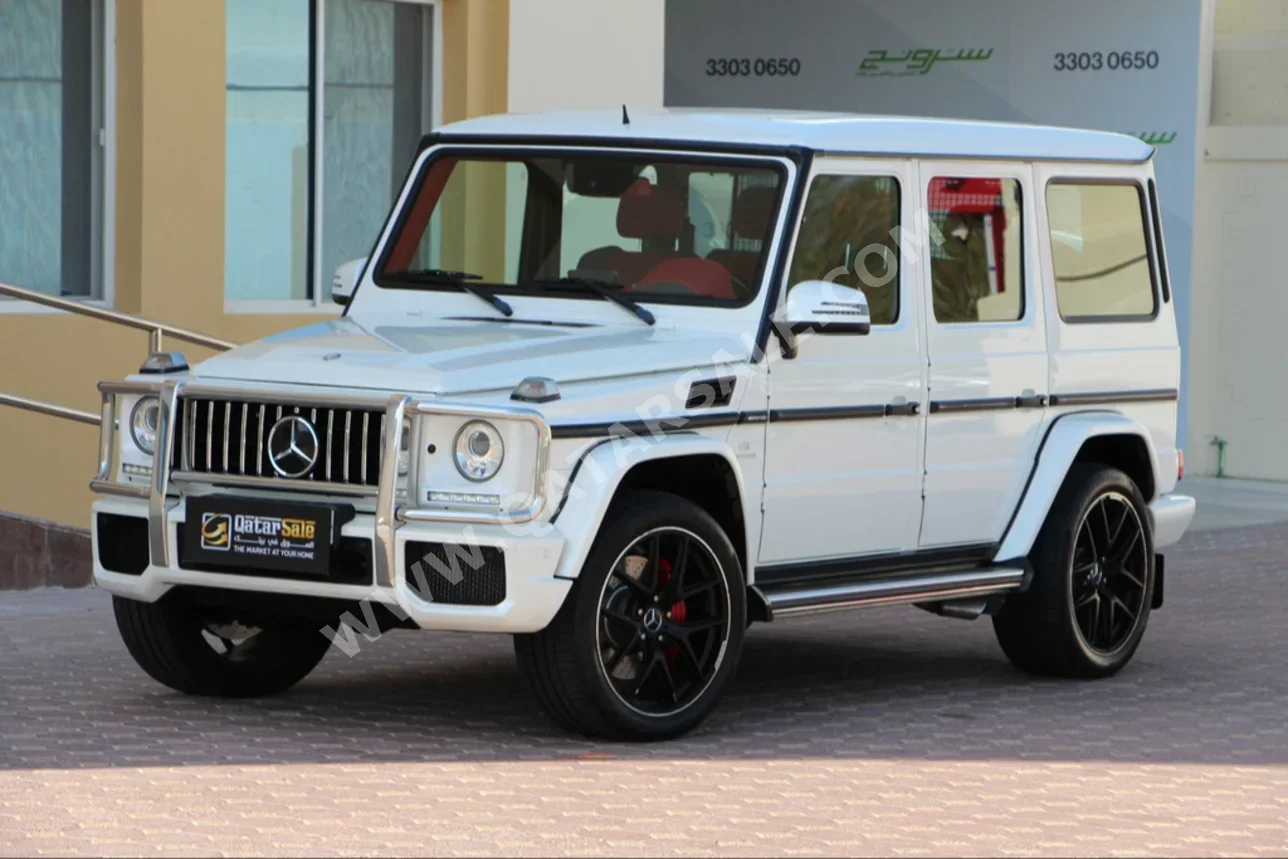 Mercedes-Benz  G-Class  63 AMG  2014  Automatic  43,000 Km  8 Cylinder  Four Wheel Drive (4WD)  SUV  White