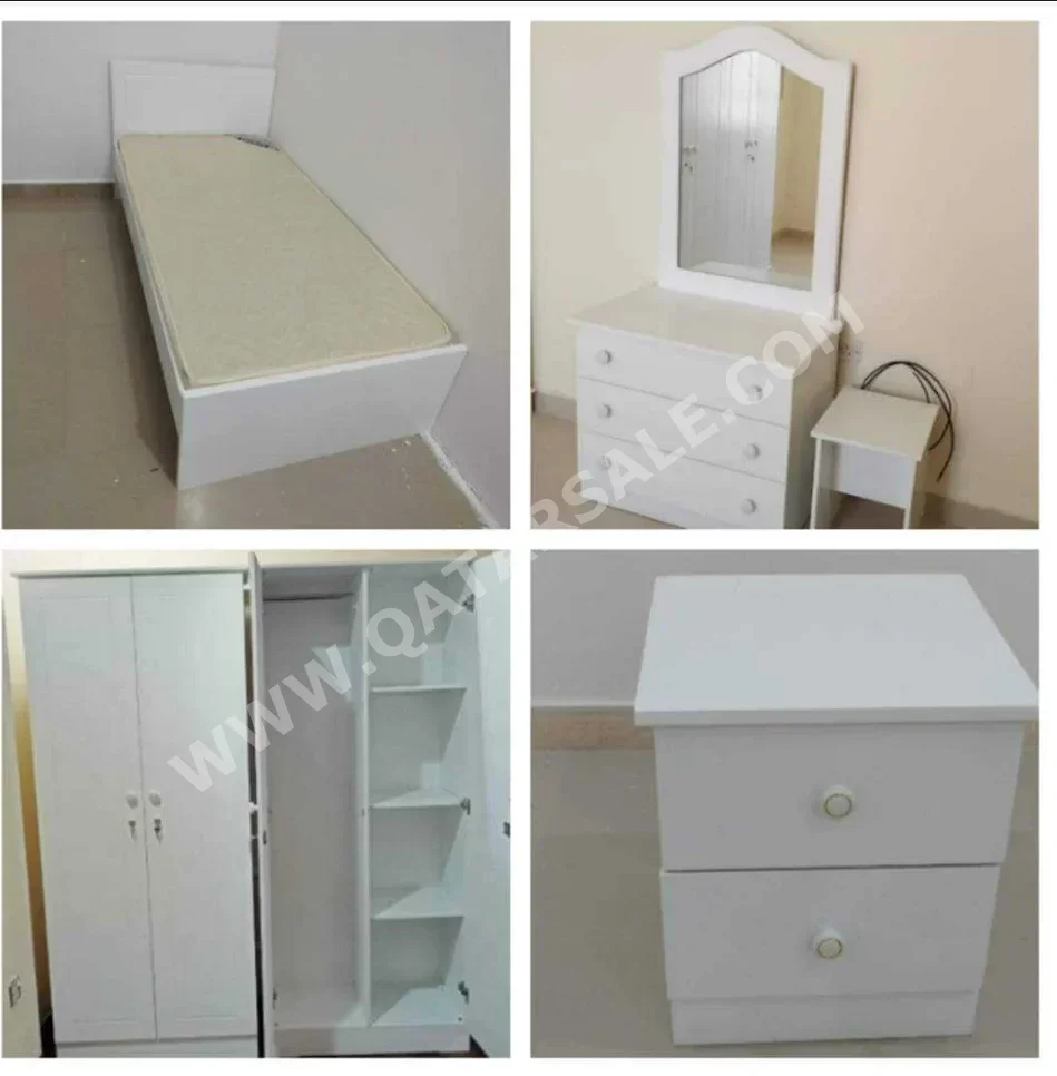 Bedroom Sets - 5 Pieces Set  - White