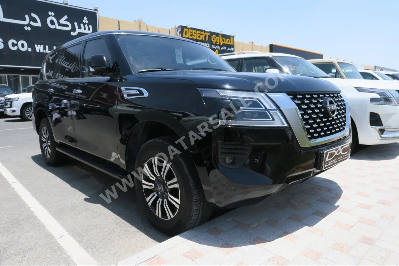 Nissan  Patrol  SE  2022  Automatic  73,000 Km  6 Cylinder  Four Wheel Drive (4WD)  SUV  Black  With Warranty