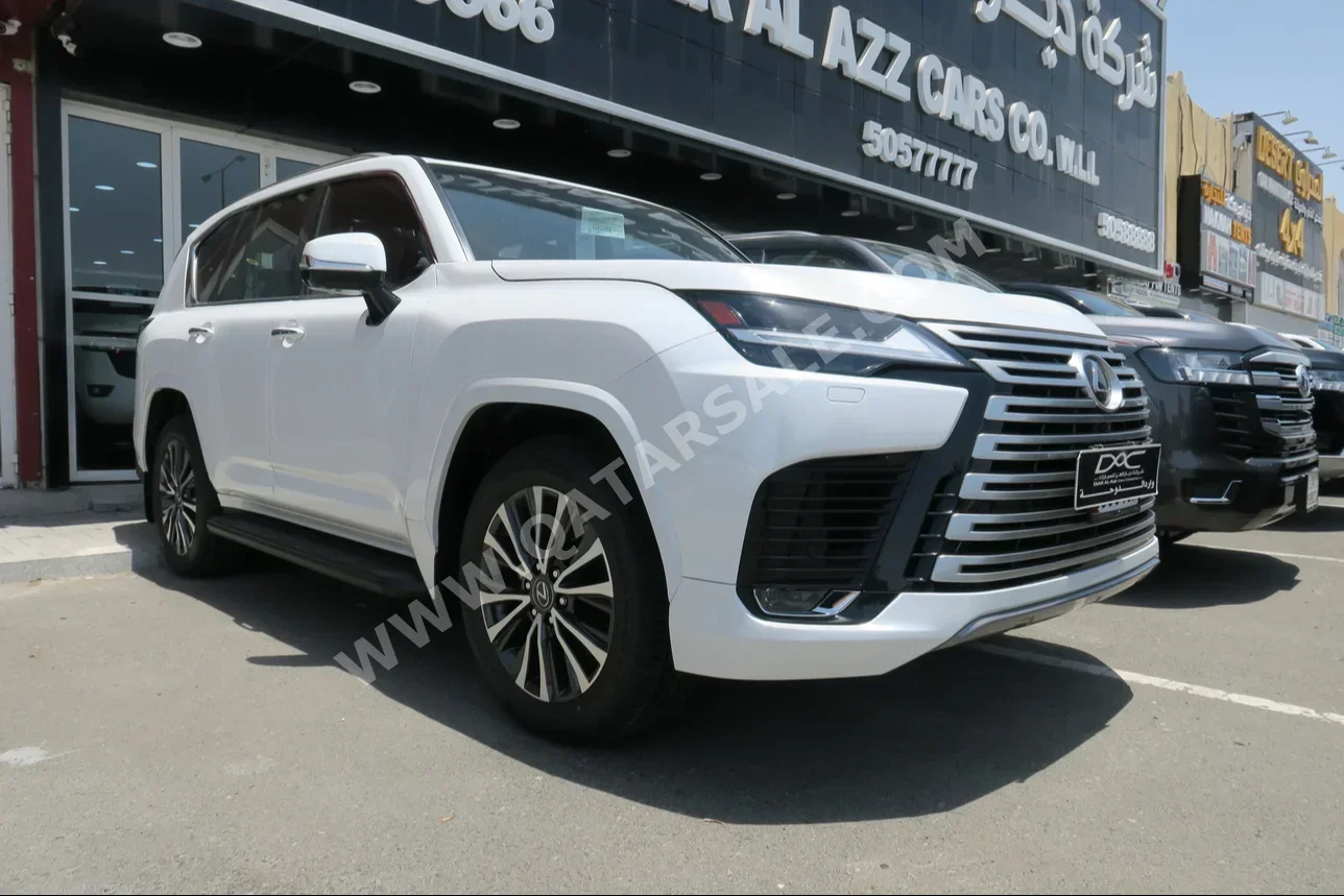 Lexus  LX  600 Luxury  2024  Automatic  200 Km  6 Cylinder  Four Wheel Drive (4WD)  SUV  White  With Warranty