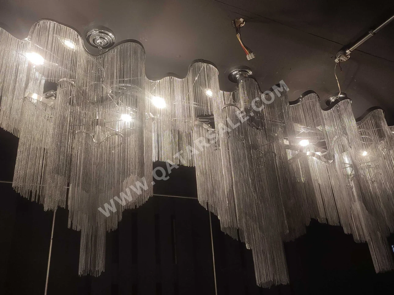 Lighting - Chandelier  - Gray  -Number of Bulbs: 12