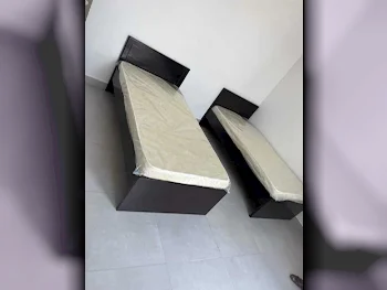 Beds - Single  - Brown  - Mattress Included