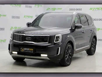 Kia  Telluride  2021  Automatic  55,700 Km  6 Cylinder  Four Wheel Drive (4WD)  SUV  Gray  With Warranty