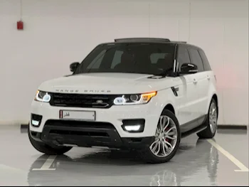 Land Rover  Range Rover  Sport Super charged  2015  Automatic  84,000 Km  8 Cylinder  Four Wheel Drive (4WD)  SUV  White