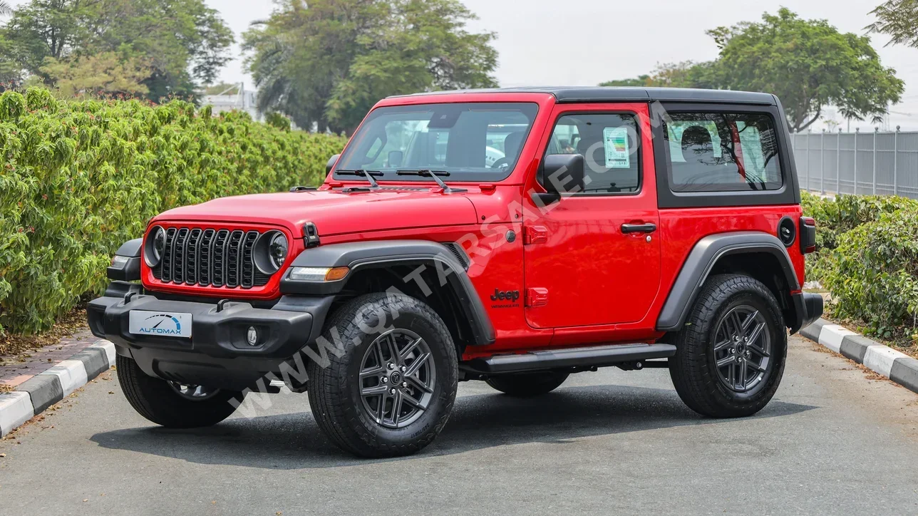 Jeep  Wrangler  Sport Plus  2024  Automatic  0 Km  4 Cylinder  Four Wheel Drive (4WD)  SUV  Red  With Warranty