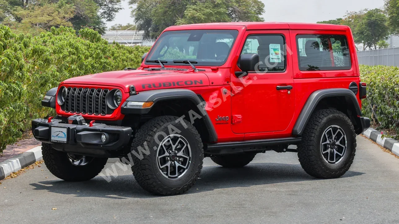 Jeep  Wrangler  Rubicon  2024  Automatic  0 Km  6 Cylinder  Four Wheel Drive (4WD)  SUV  Red  With Warranty