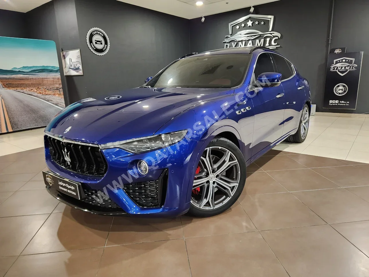 Maserati  Levante  Modena S  2022  Automatic  8,000 Km  6 Cylinder  Four Wheel Drive (4WD)  Sedan  Blue  With Warranty